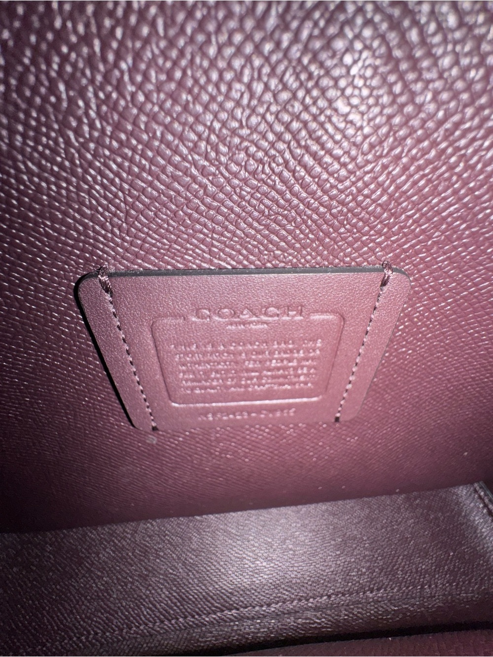 COACH Mollie Tote Bag 25 - Signature Small Tote in Brown with Black Trim - Picture 14 of 16